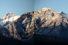 27 Mount Astley And Other Mountains In Front Of Mount Aylmer From Trans Canada Highway Just Before Banff In Winter